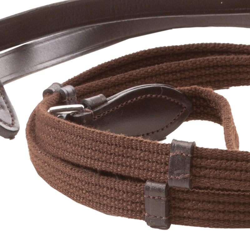 Kavalcade 19mm Classic Webbed Reins with Stops