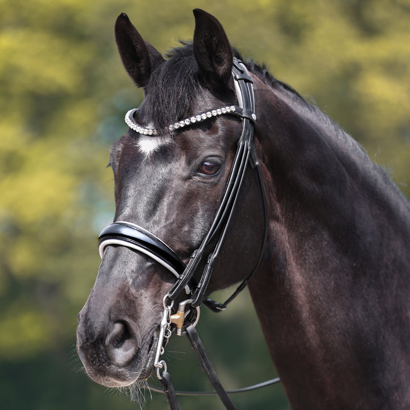 Kavalcade Fleur Patent Crank Noseband