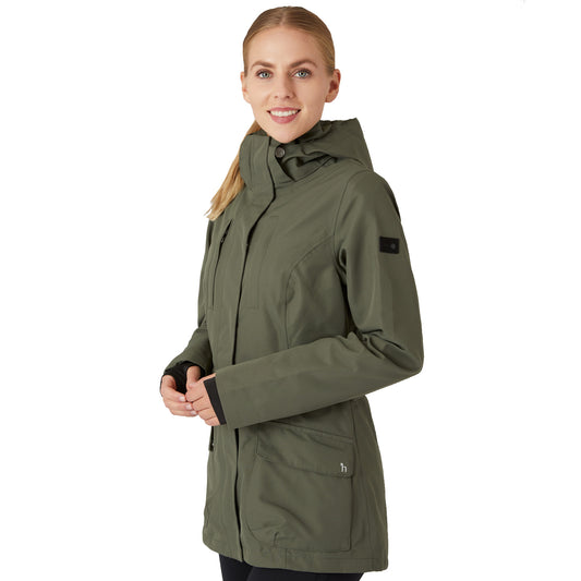 Jadine Waterproof Shell Jacket - Beetle Green