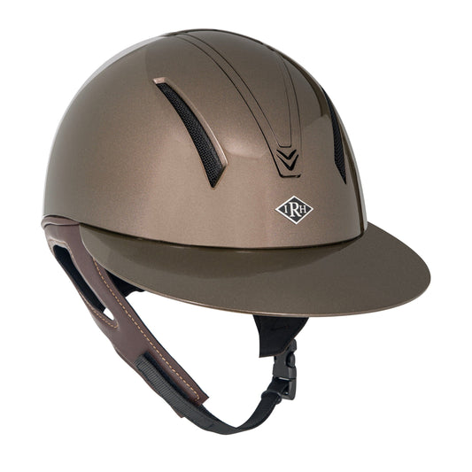 IRH F1 Gloss Metallic Bronze Wide Brim Helmet