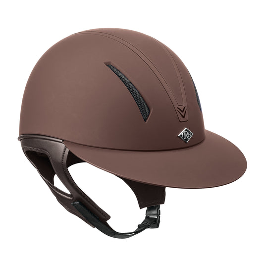 IRH F1 Matte Brown Wide Brim Helmet