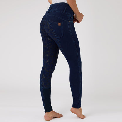 Kacy Denim Look Winter Full Seat Breeches