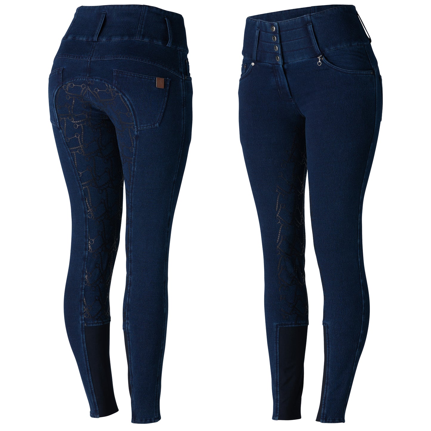 Kacy Denim Look Winter Full Seat Breeches