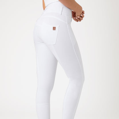 Tara High Waist Silicone Full Seat Breeches - Stock Colors