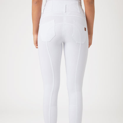 Tara High Waist Silicone Full Seat Breeches - Stock Colors