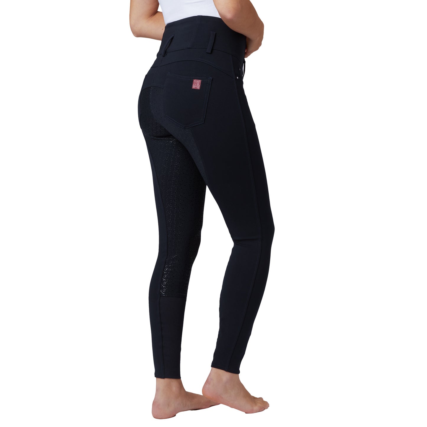 Tara High Waist Silicone Full Seat Breeches - Stock Colors