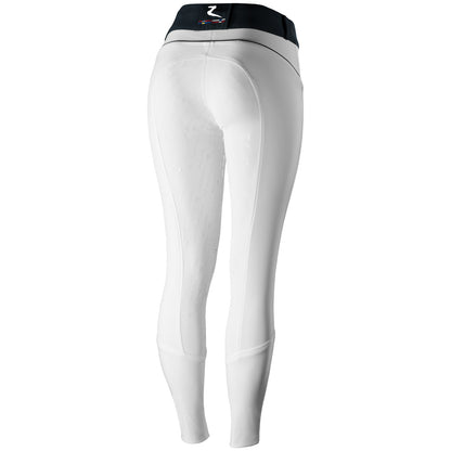 Nordic Performance Silicone Full Seat Breeches - White