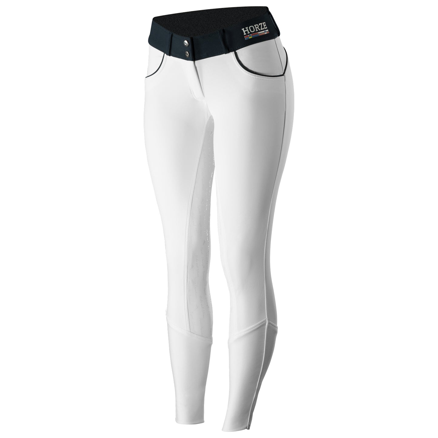 Nordic Performance Silicone Full Seat Breeches - White