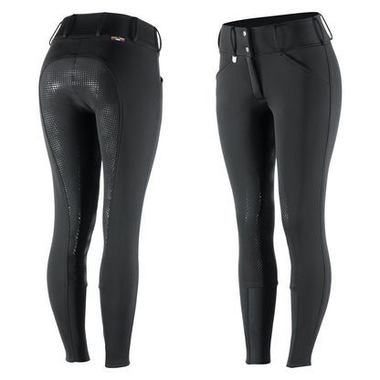 Grand Prix Thermo Softshell Full Seat Breeches - Black