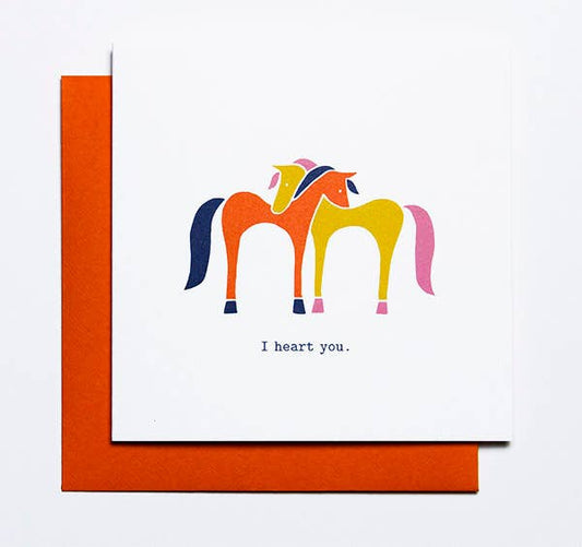 I Heart You Card