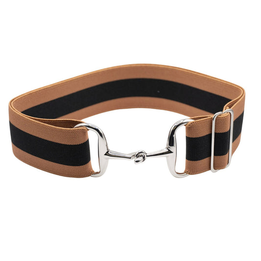 Ellany Calucci Belt with Silver Snaffle Buckle