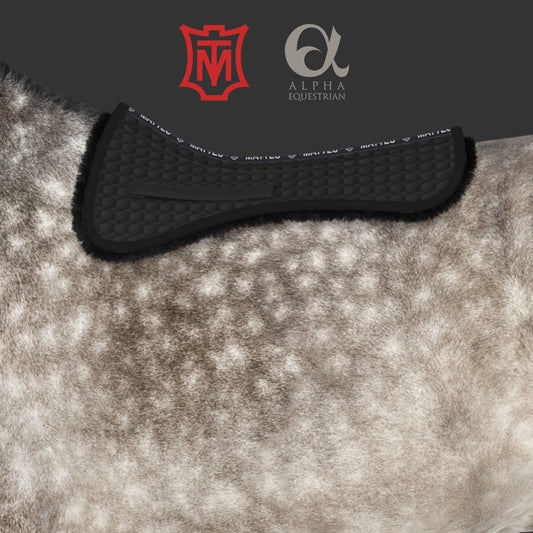 E.A. Mattes Sheepskin Dressage Half Pad