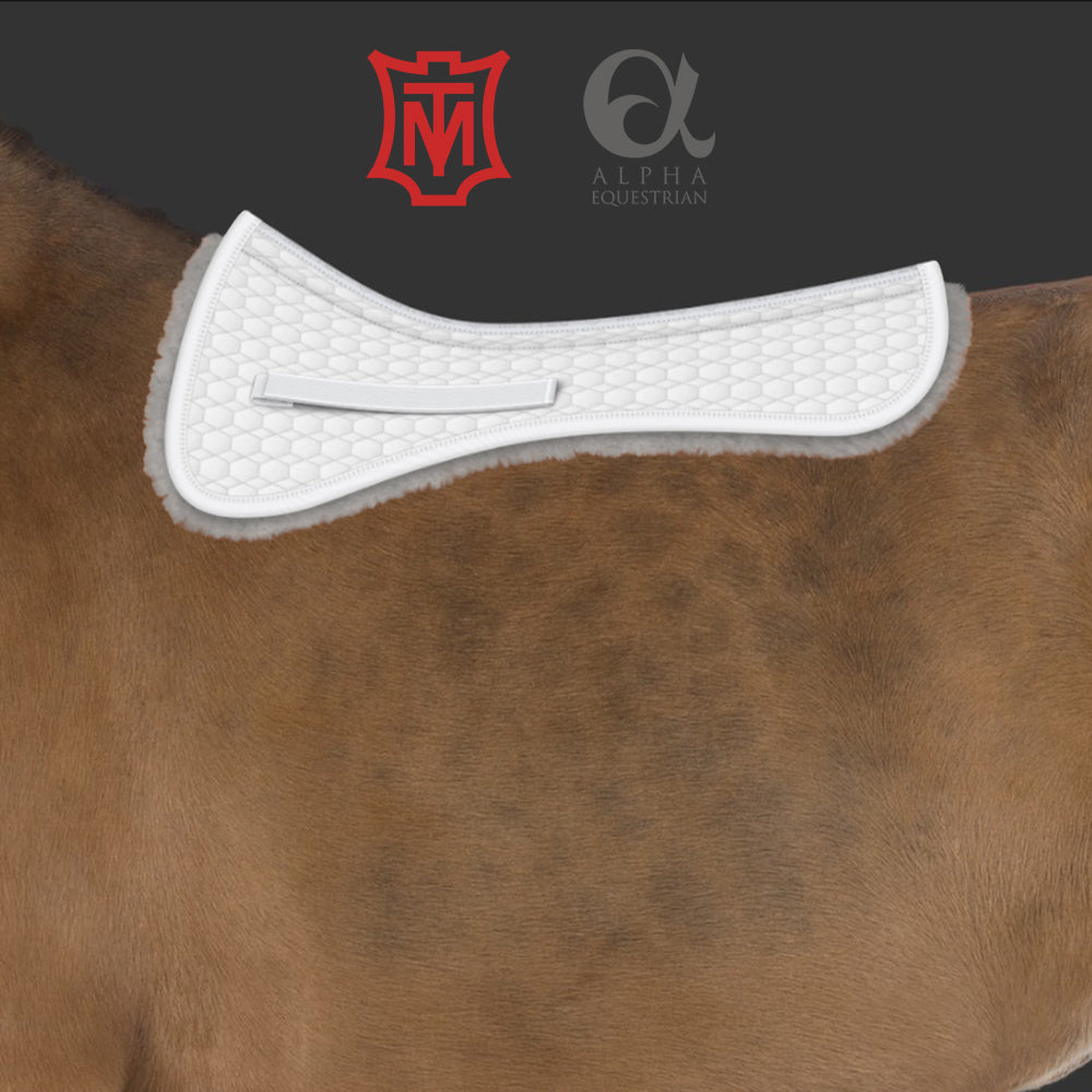 E.A. Mattes Sheepskin Dressage Half Pad