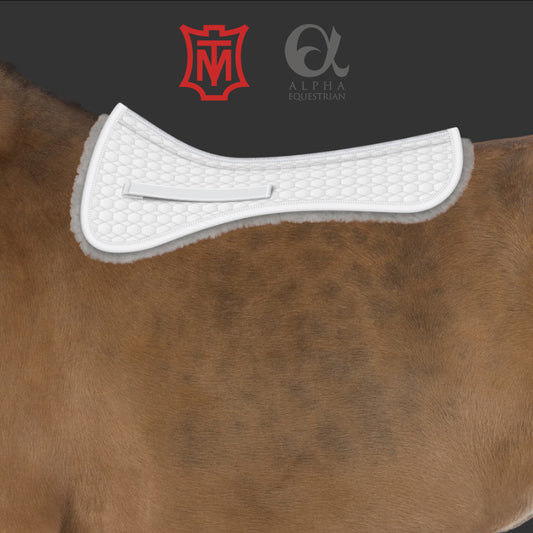 E.A. Mattes Sheepskin Dressage Half Pad