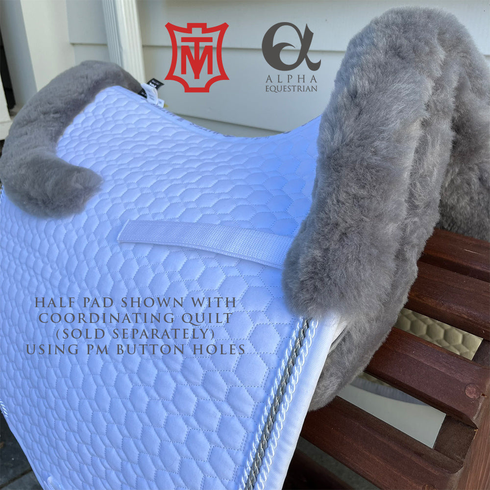 E.A. Mattes Sheepskin Dressage Half Pad