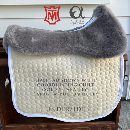E.A. Mattes Sheepskin Dressage Half Pad