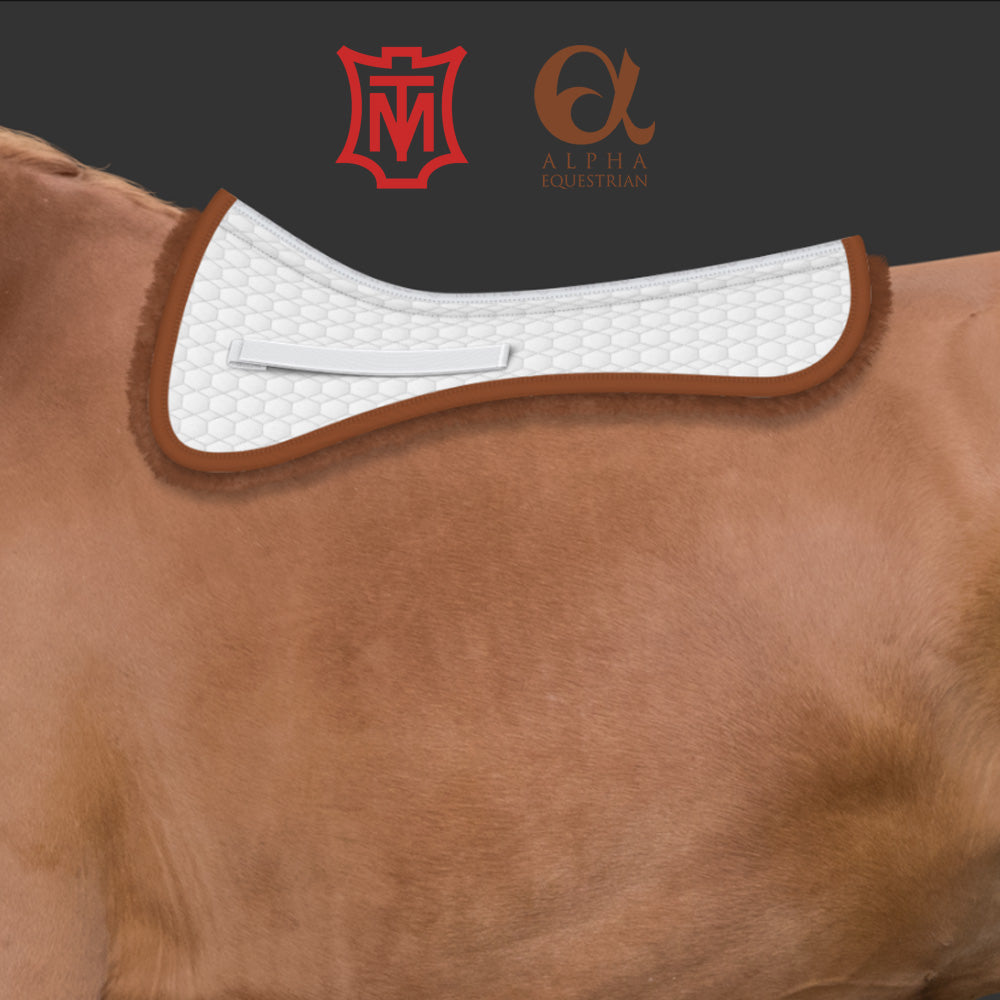E.A. Mattes Sheepskin Dressage Half Pad