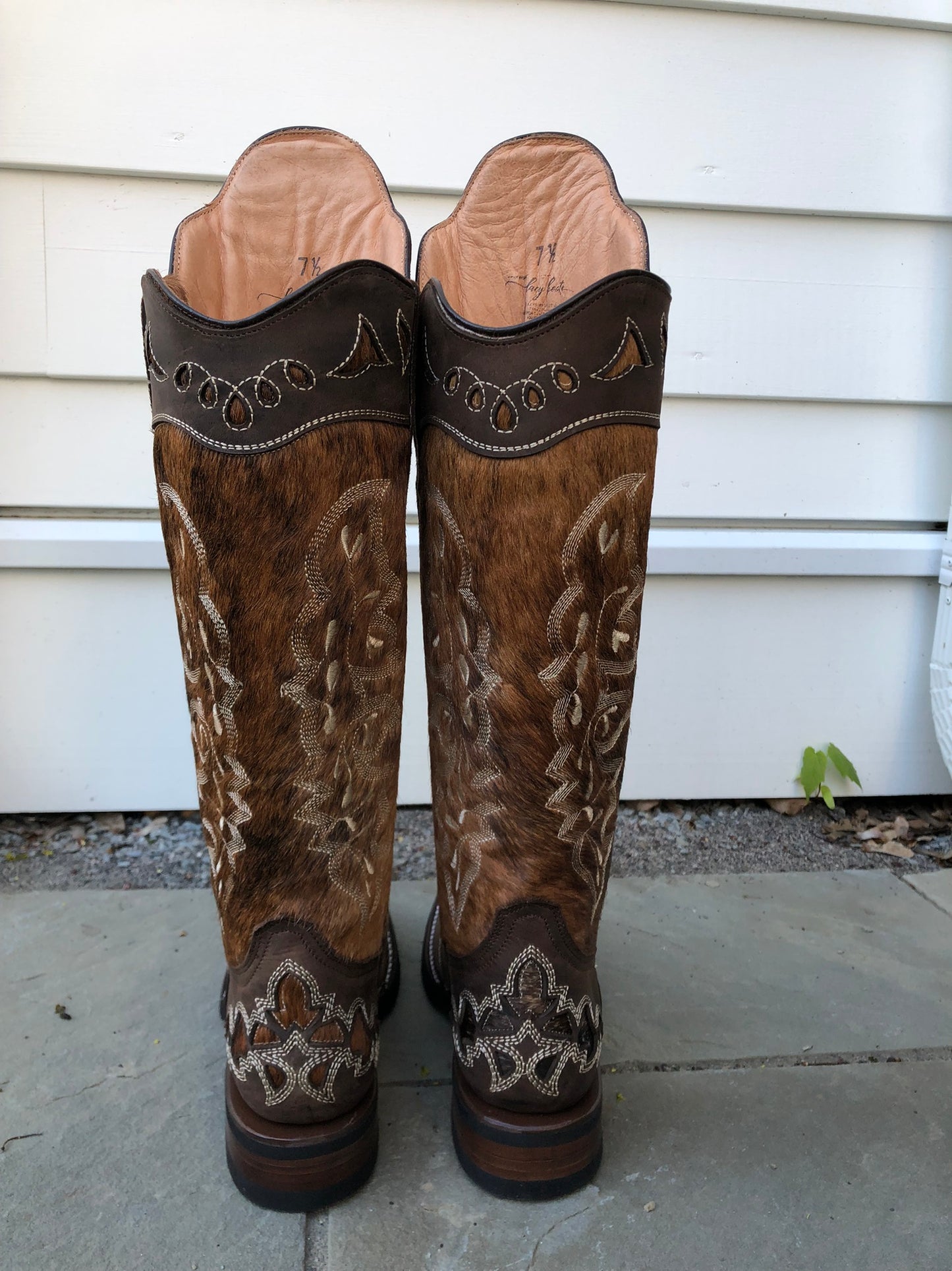 Lacy Boots Frost Style Tall Buckaroo in Dark Brindle