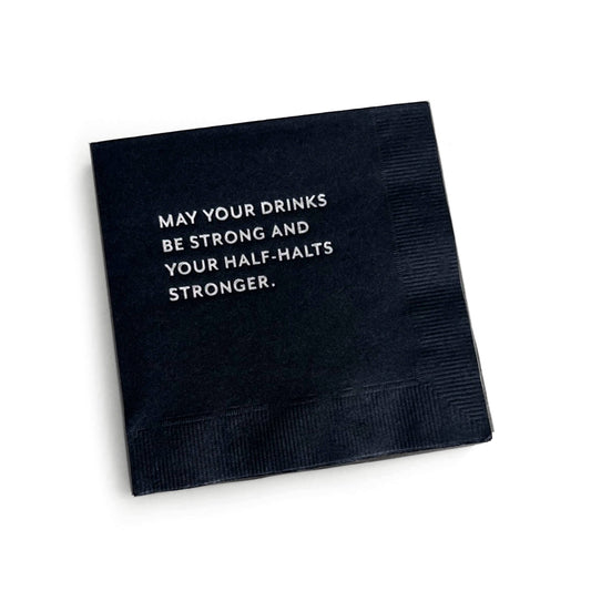 "Half-Halts" Cocktail Napkins