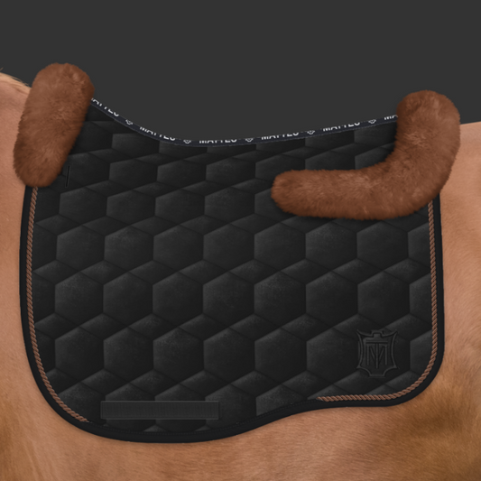 Euro-Fit Velvet Dressage Saddle Pad