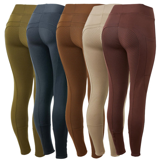 Active Winter Silicone Full Seat Tights w/ Phone Pockets