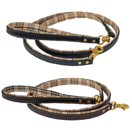 5/A Baker® Leather Dog Leash