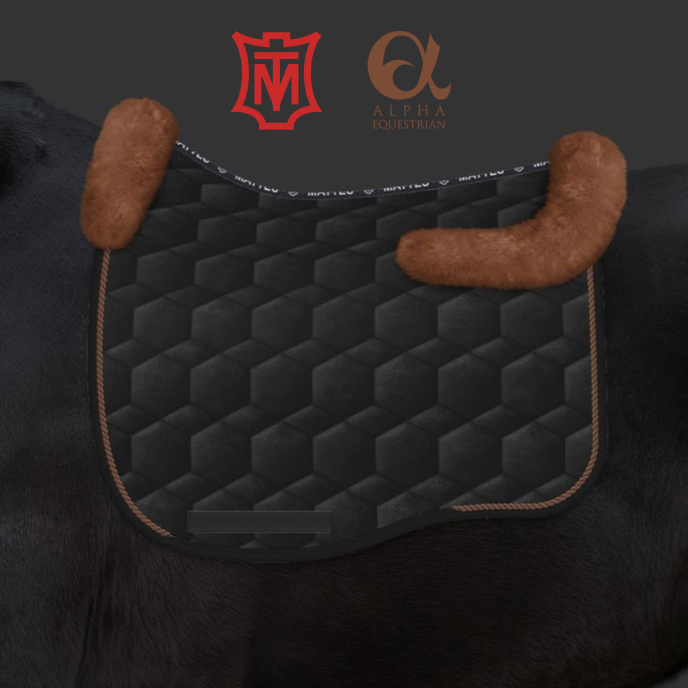 E.A. Mattes Eurofit Velvet Dressage Saddle Pad