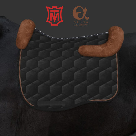 E.A. Mattes Velvet Dressage Saddle Pad