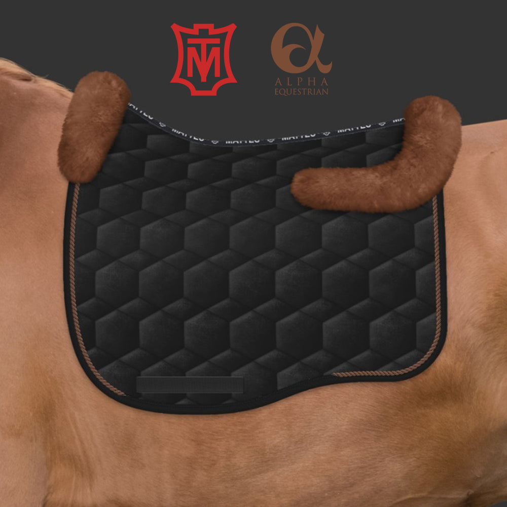 E.A. Mattes Eurofit Velvet Dressage Saddle Pad