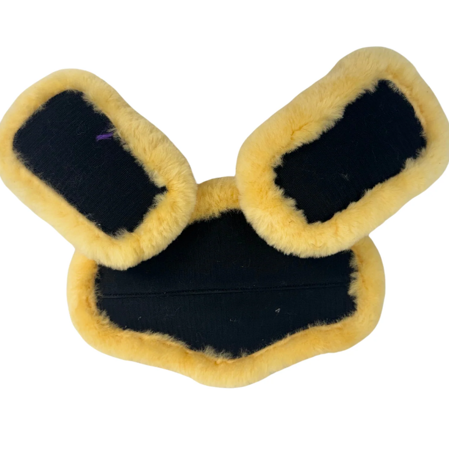 Removable Sheepskin Pads for Short Comfort Girth