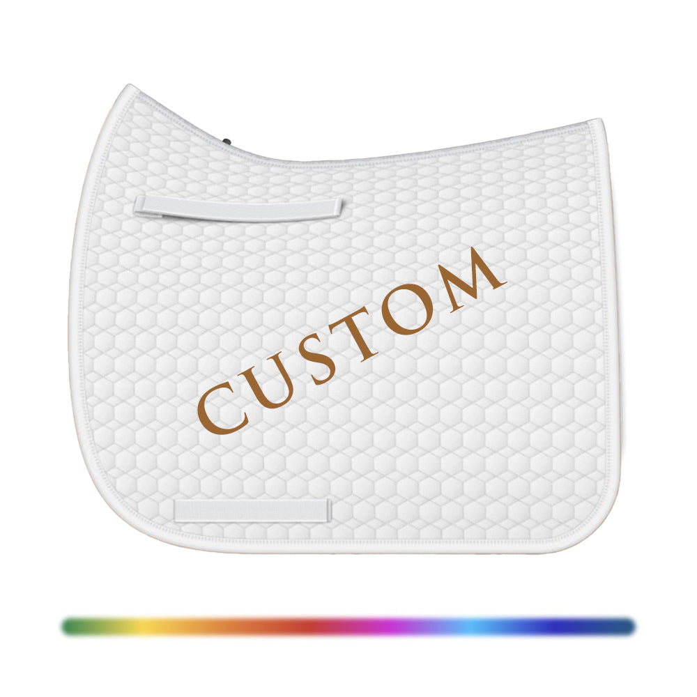 E.A. Mattes Square Custom Dressage Saddle Pad (No Sheepskin)