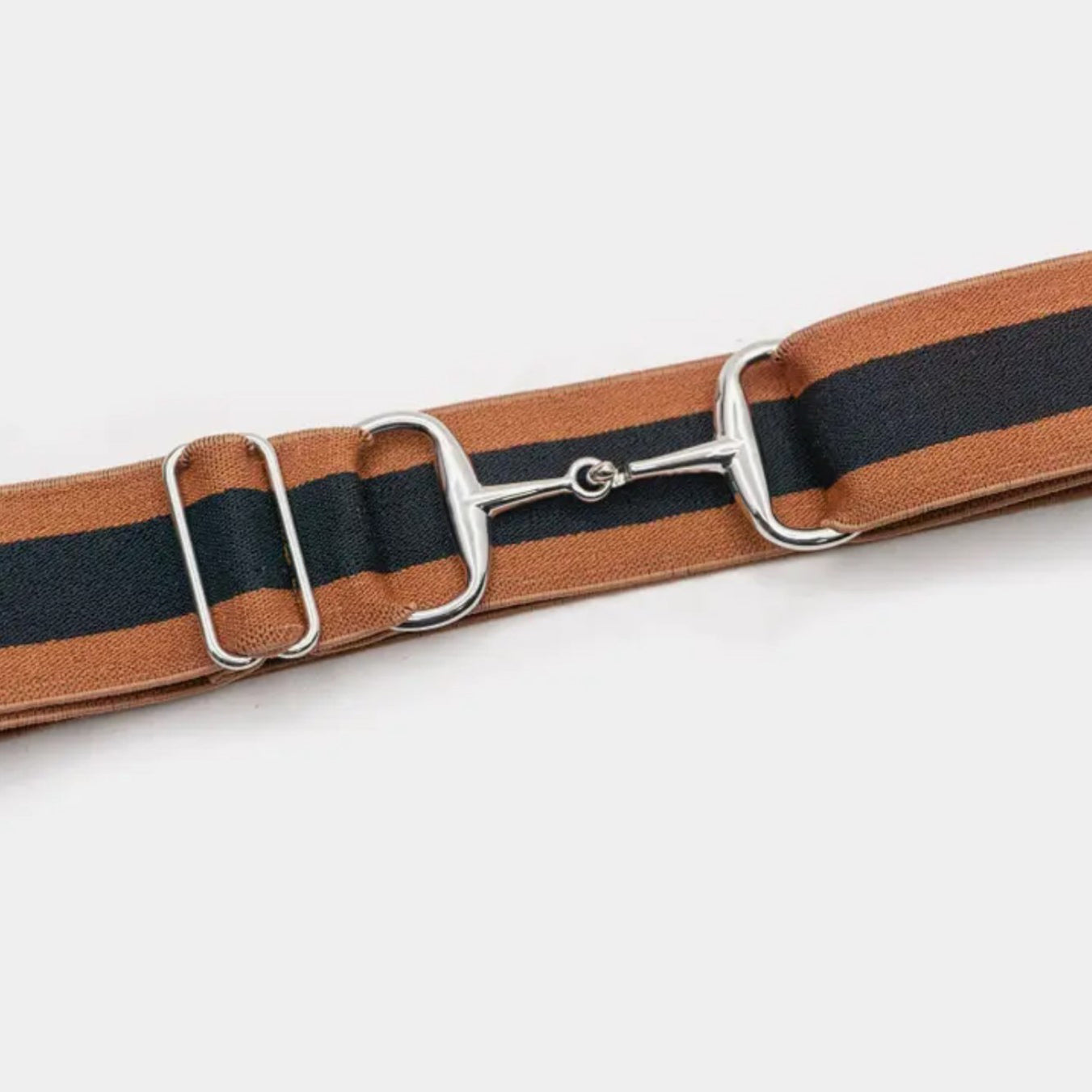 Ellany Equestrian 1.5" Calucci Belt with Silver Snaffle Buckle