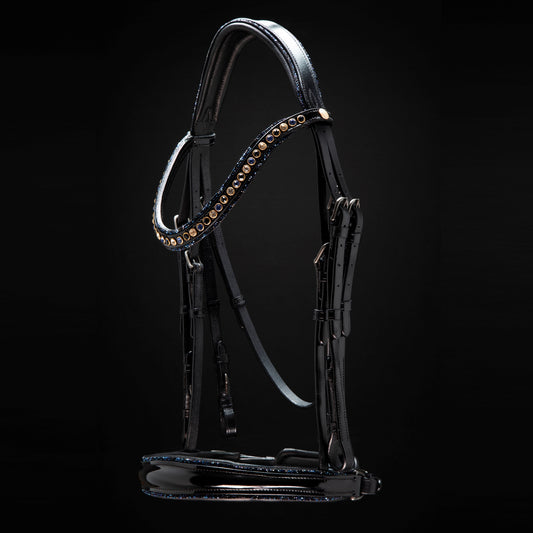 Berlin Blue Dressage Double Bridle