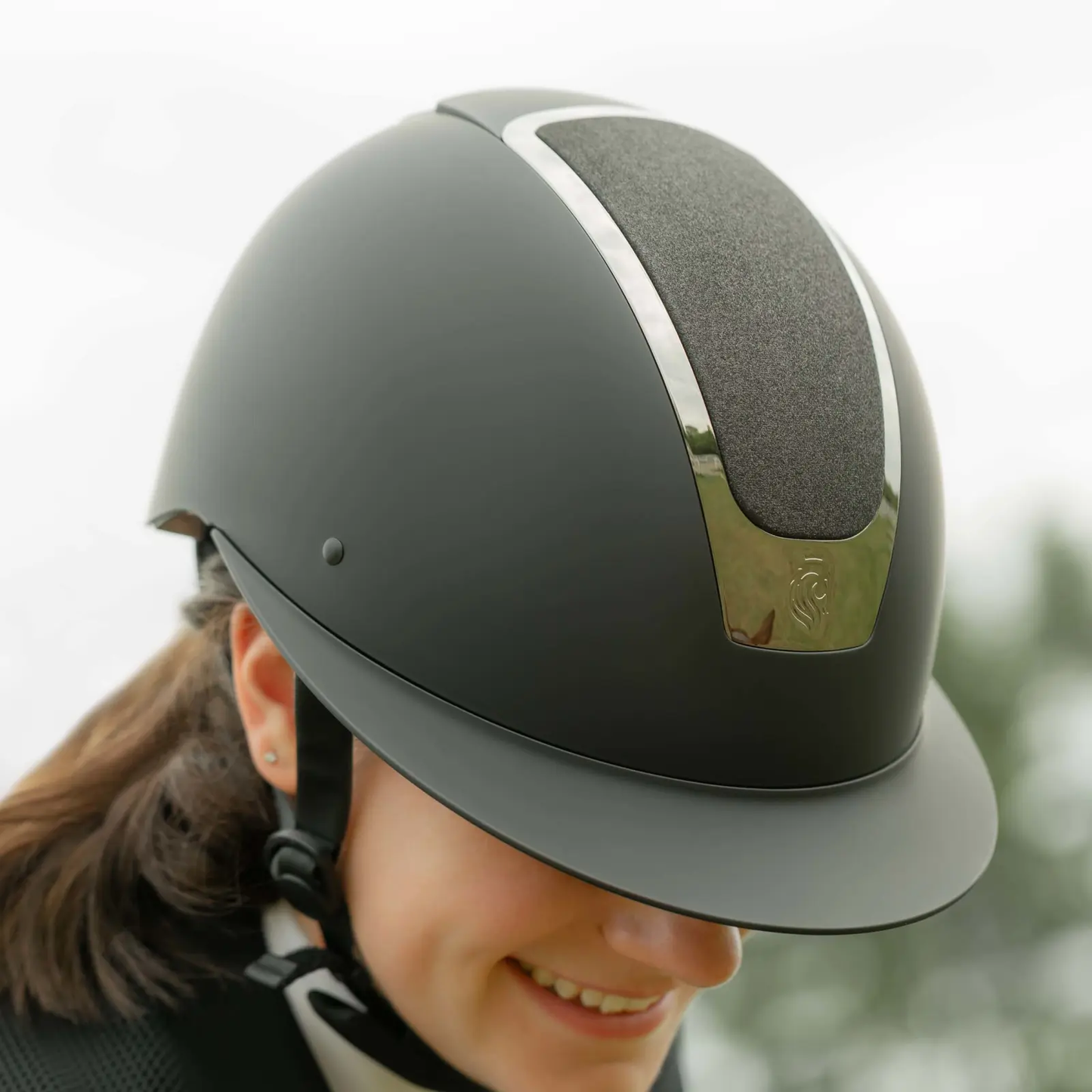 Crown MIPS® Riding Helmet w/ Black Shimmer