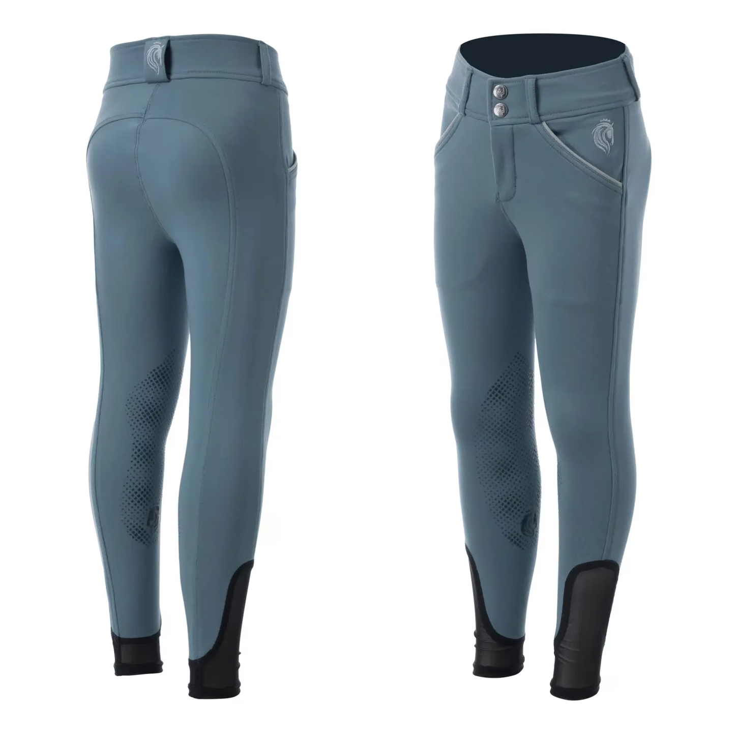 Greta Kids Silicone Knee Patch Breeches