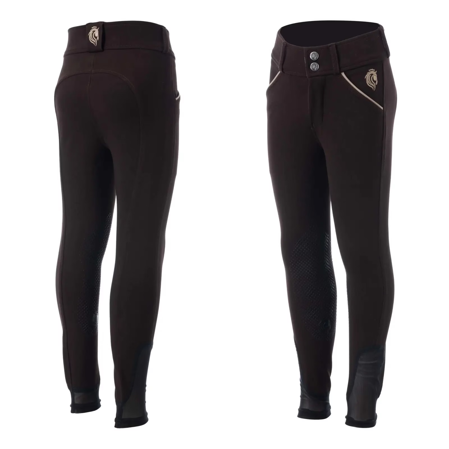 Greta Kids Silicone Knee Patch Breeches