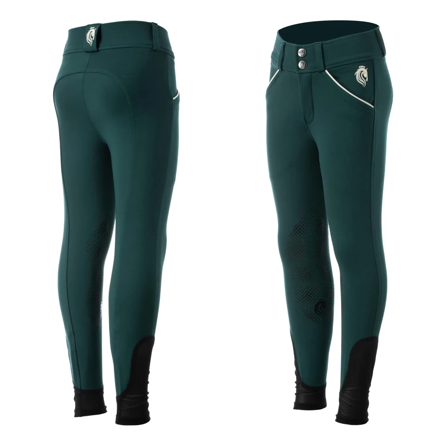 Greta Kids Silicone Knee Patch Breeches