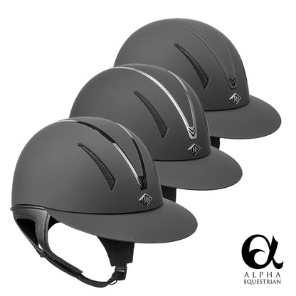 IRH F1 Matte Black Wide Brim Helmet
