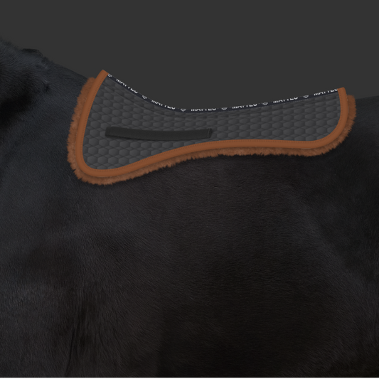 E.A. Mattes "Kathy" Sheepskin Dressage Half Pad