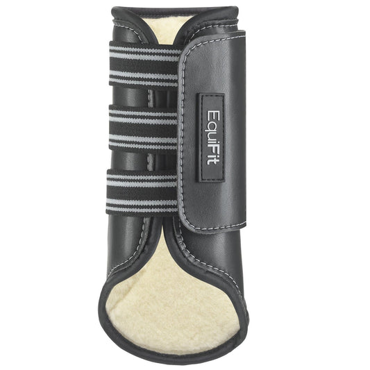 Equifit MultiTeq™ Front Boot with SheepsWool™ ImpacTeq™ Liner - Black