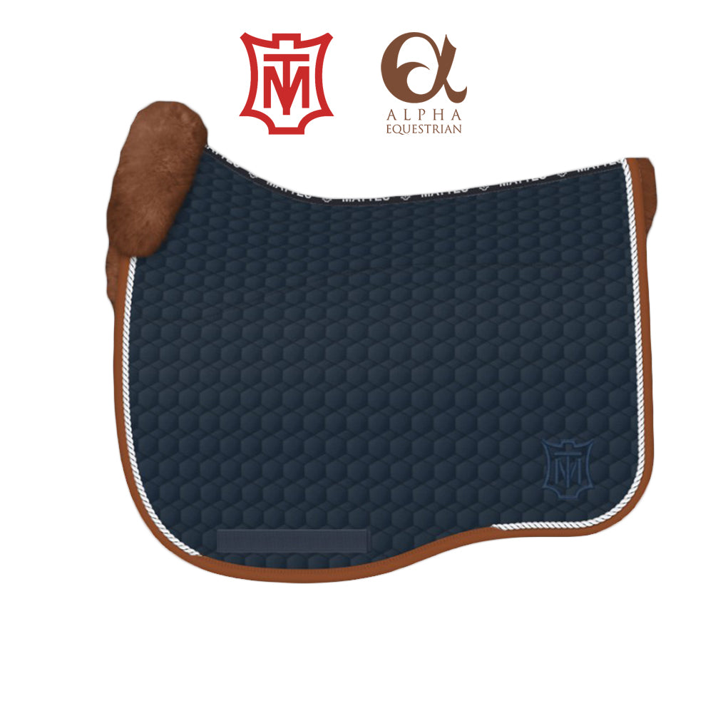 E.A. Mattes Sheepskin Dressage Saddle Pad