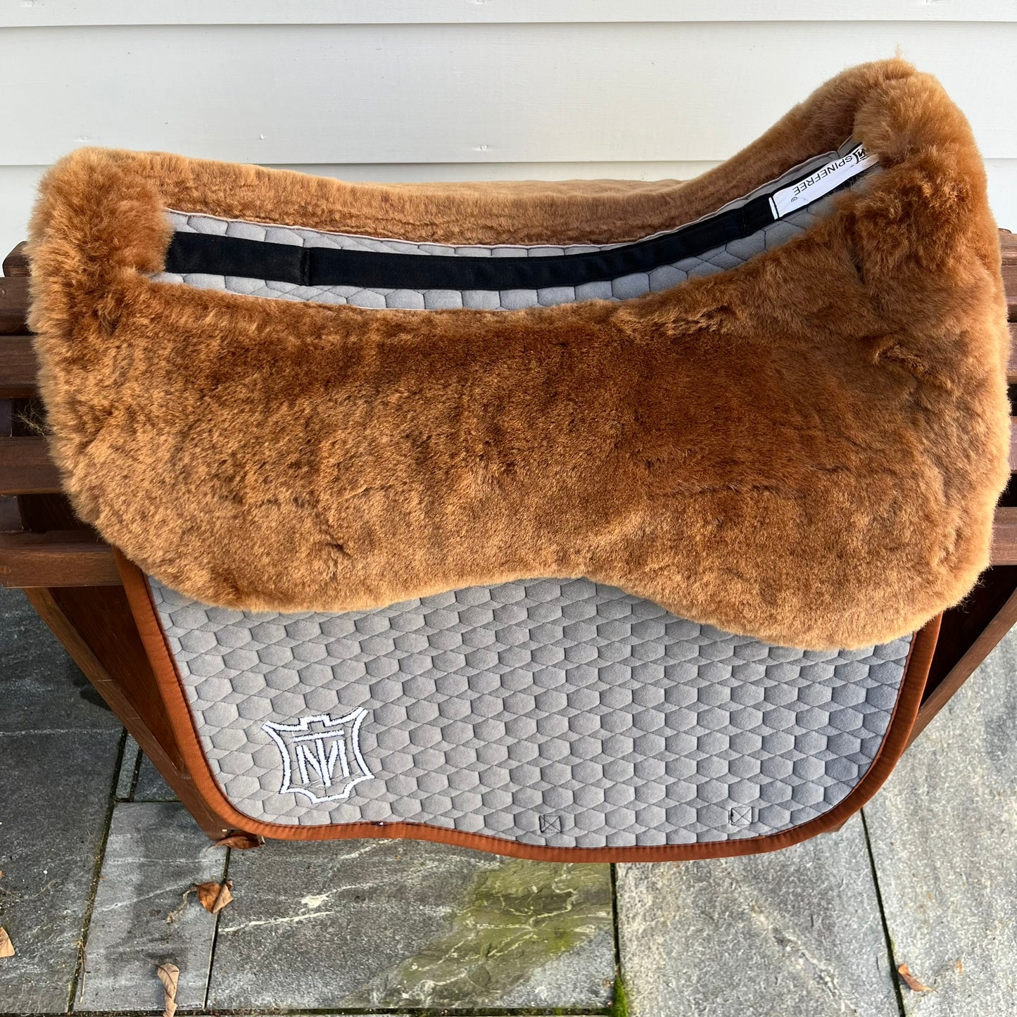 E.A. Mattes Sheepskin Dressage Saddle Pad