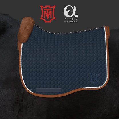 E.A. Mattes Sheepskin Dressage Saddle Pad
