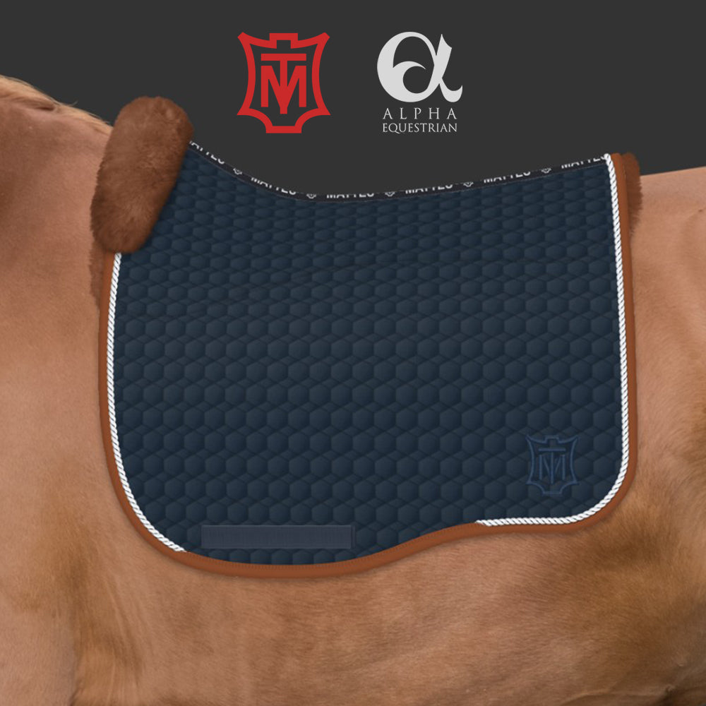 E.A. Mattes Sheepskin Dressage Saddle Pad