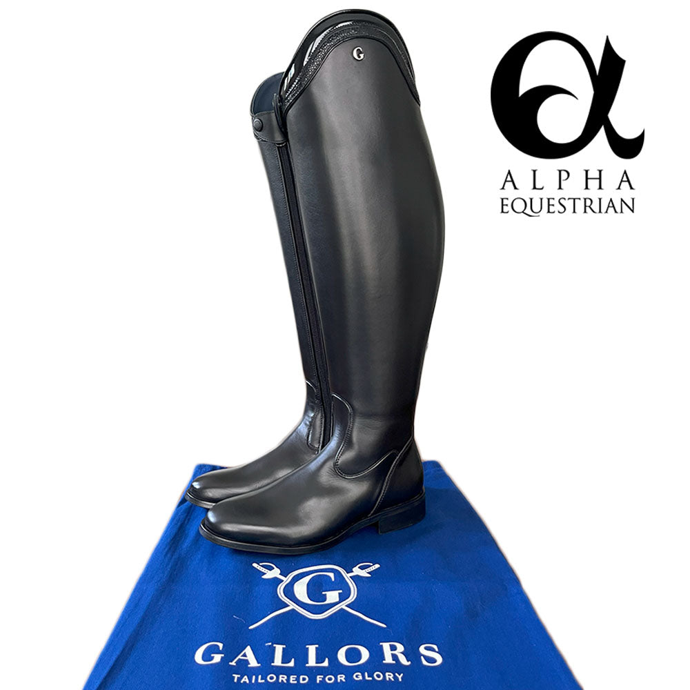 Gallors Black Brushed Riding Boots (EU41)
