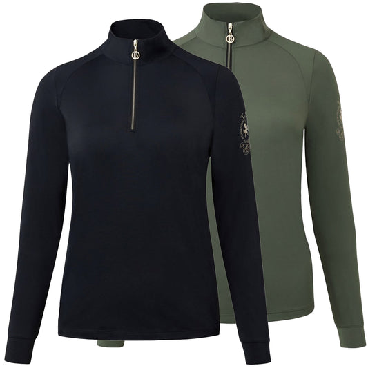 Sidney Long Sleeved Ventilated Half Zip Shirt