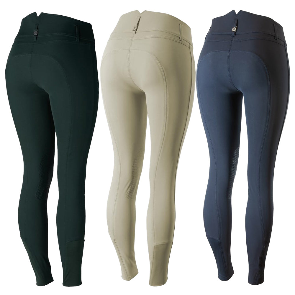 Tiffany High Waist Silicone Knee Patch Breeches