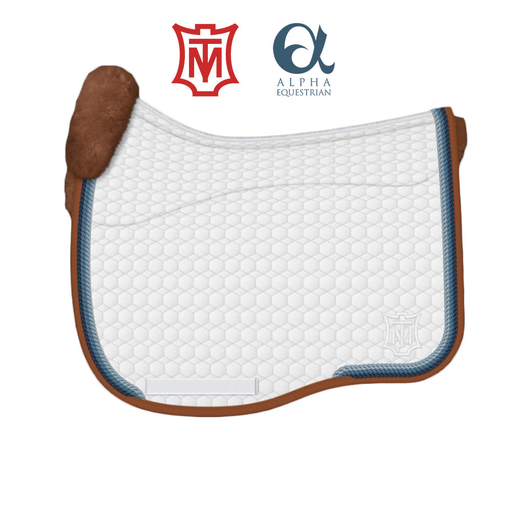 E.A. Mattes Sheepskin Dressage Saddle Pad