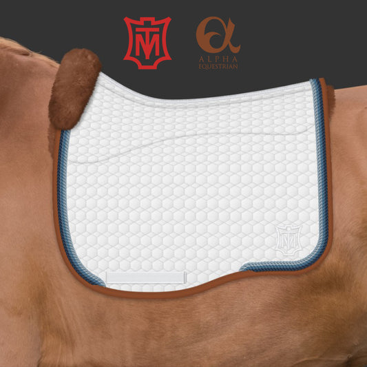 E.A. Mattes Sheepskin Dressage Saddle Pad