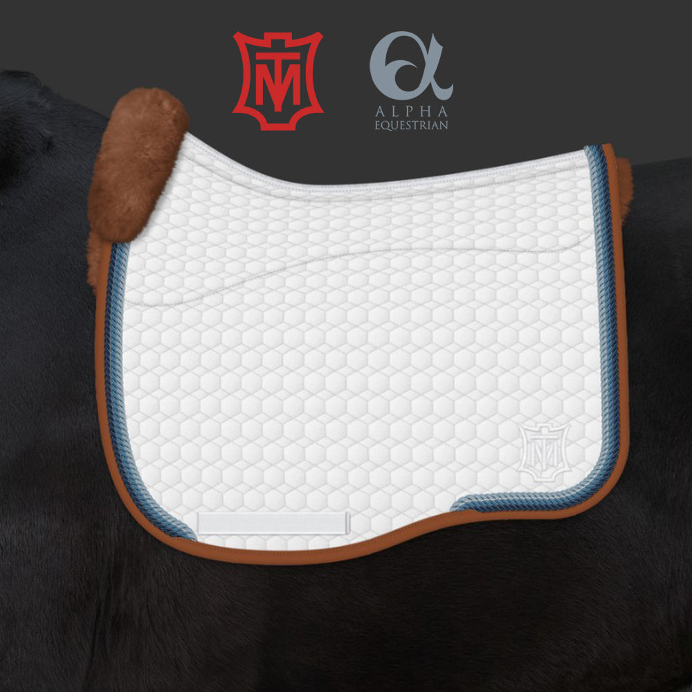 E.A. Mattes Sheepskin Dressage Saddle Pad